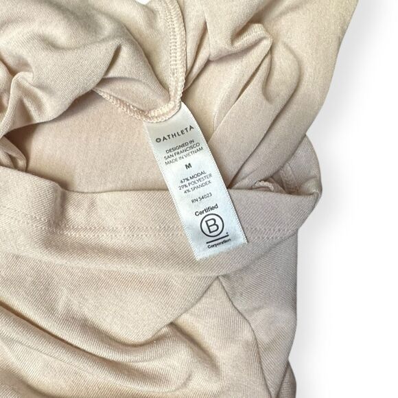 ATHLETA Women’s Velvety Pink Cloudlight Restore Tank Top Size Medium Style #5996 - Picture 6 of 7